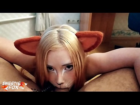 ❤️ Kitsune slikke dick en cum yn har mûle ❤️ Seksfideo by wy ❌